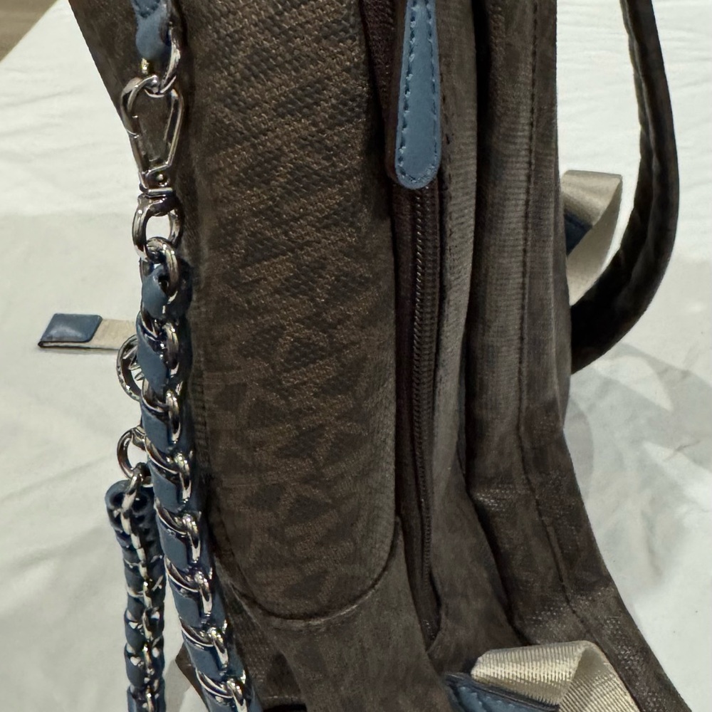 Michael Kors Brown Backpack with Chain Detail - Picture 2 of 2